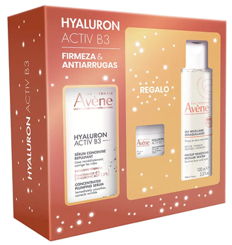 Zestaw kosmetyków do pielęgnacji twarzy Avène Hyaluron Activ B3 Serum 30 ml + Płyn micelarny 100 ml + Krem 7 ml (3282779395335)