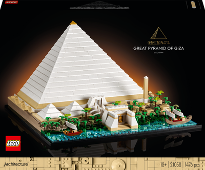 Конструктор LEGO Architecture Піраміда Хеопса 1476 деталей (21058) (955555909410142) - Уцінка