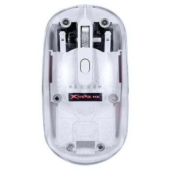 Беспроводная мышь компьютерная Xtrike Me GW-114 |2.4G/BT5.2, 800-1600dpi| white
