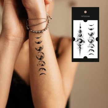 Временные татуировки TATTOOSHKA "Луна и планеты" L-23