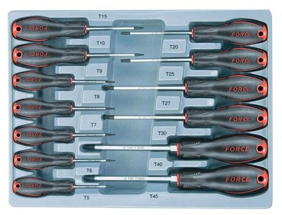 Набор отвёрток TORX T5-T45 13 ед. FORCE 2137 F