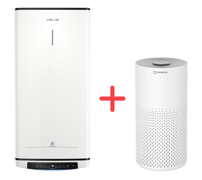 Бойлер Ariston VELIS PRO DRY WIFI 100 EU+ Очищувач повітря Kadis S-35 у подарунок!