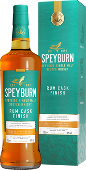 Виски Speyburn Rum Cask Finish 0.7 л 40% в подарочной упаковке (5010509883948)