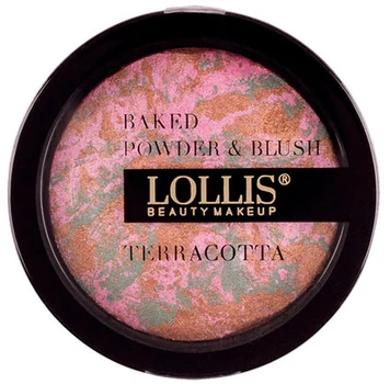 Компактна пудра і рум'яна Lollis Powder & Blush Terracotta 02 12 г (8681546103190)