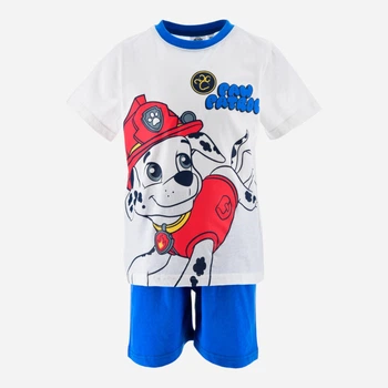 Дитяча літня піжама для хлопчика Disney Paw Patrol YE20069 110 см Біла (3609088122467)