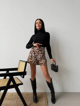 Жіночі літні короткі шорти з леопардовим принтом Uaclothes M Коричневий (like32868-130841352)