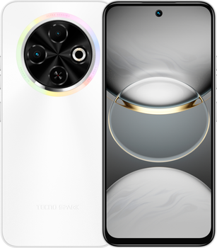 Мобільний телефон Tecno Spark 30C (KL5n) 4/128GB Orbit White UA