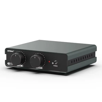 Передпідсилювач звуку-фонокоректор AIYIMA T3 Pro black + блок живлення 12V