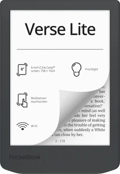 Електронна книга PocketBook 619 Verse Lite, Midnight Grey (PB619-T-CIS)