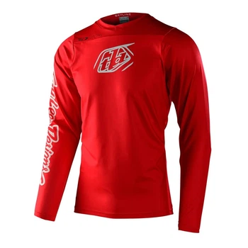Велоджерси Troy Lee Designs Skyline LS Chill Jersey Iconic Fiery Red M (1106-353913023)