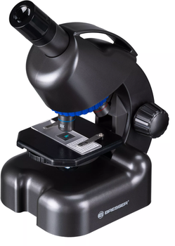Мікроскоп Bresser Junior CM-04 100x-900x Black з набором для дослідів і адаптером для смартфона
