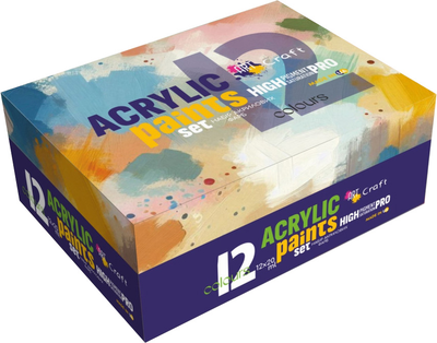 Набір акрилових фарб Art Craft 12 шт по 20 мл (5082-AC)