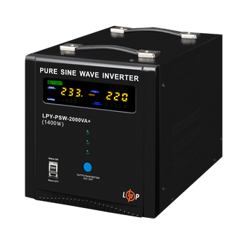 ИБП LogicPower LPY-PSW-2000VA+ (1400Вт) 10A/20A с правильной синусоидой 24V