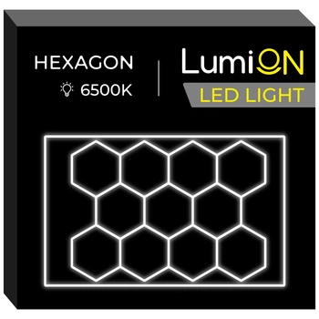 Світильник світлодіодний шестикутний LumiOn L0-2, 410 x 290 см