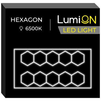 Світильник світлодіодний шестикутний LumiOn L0-3, 485 x 244 см