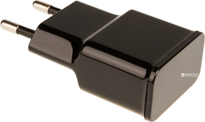 Зарядний пристрій Grand-X CH03LTB USB 5 В 2.1 А з захистом від перевантаження + Apple Lightning Black