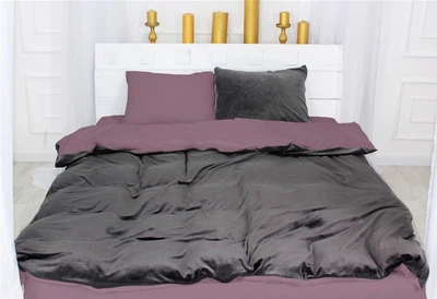 Комплект постельного белья MirSon Велюр Winter Delicate 28-0095 Violaciocca 143х210 (2200004046396)
