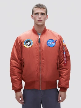 Бомбер Alpha Industries MA-1 NASA MJM21093C1 Оранжнвый 3XL