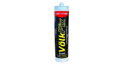 Герметик санитарный белый 290ml VölkFix