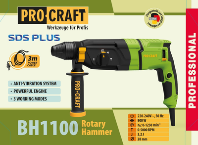 Перфоратор Procraft BH-1100