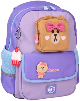 Рюкзак школьный YES S-104 Line Friends Pretty Choco 36 x 26 x 13 см 12 л (5056574445865)