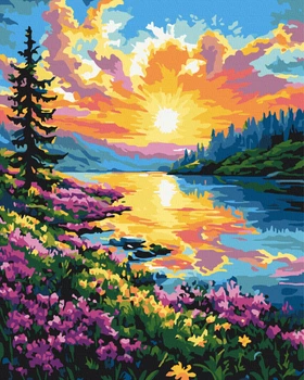 Картина по номерам Brushme Весенние краски 40x50 см (BS54233)