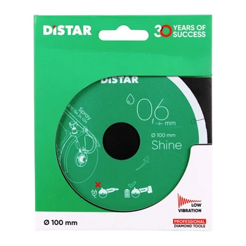 Круг алмазный по керамограниту Distar&nbsp;Shine 100*0.6*22.23 чистий рез (11133034025)