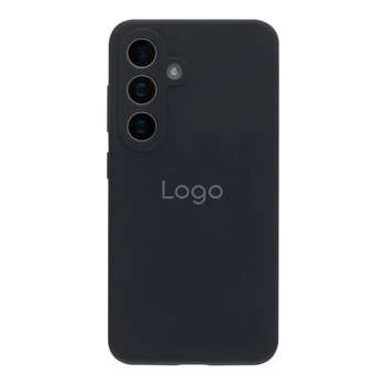 Чохол Liquid Silicone (AA) Full Camera для Samsung Galaxy S25+ 5G (S936) Колір 15.Dark Grey