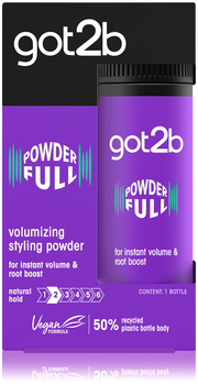 Стайлинг-пудра Got2b Powder'ful Объем 10 г (7332531019330)