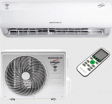 Кондиционер инверторный Grunhelm GAC-12GH-IWF TPRO-32 | До 35 м² | WI-FI модуль | Датчик температуры в пульте