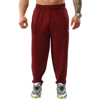 Штаны спортивные плотные Big Sam 1352 Красные XXXL