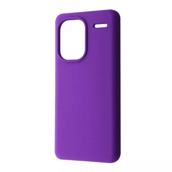 Чохол з мікрофіброю WAVE Full Silicone Cover Xiaomi Redmi Note 13 Pro+ (dark purple)
