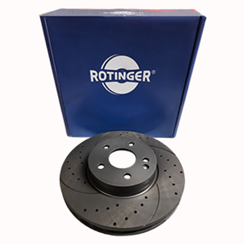 Тормозной диск Rotinger Mercedes Viano w639, Vito w639, w447, передний с перфорацией и насечками