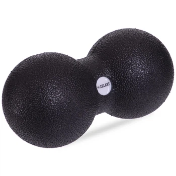 Мяч массажный двойной для МФР и самомассажа Duoball Zelart FI-6664 ø8см черный