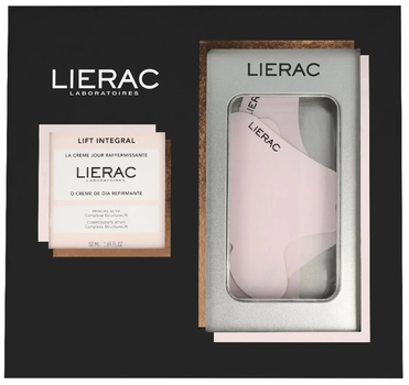 Zestaw kosmetyków pielęgnacyjnych Lierac Lift Integral Krem na dzień 50 ml + Płatki na twarz silikonowe 3 szt (3701436927516)