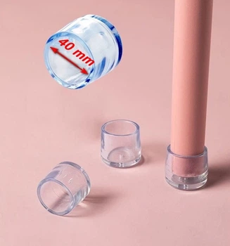 Силіконові ковпачки накладки на ніжки меблів Silicone Floor Protector D40 mm