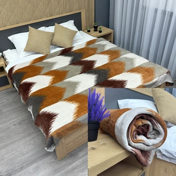 Плед-покрывало Decorator WellSoft ETHNIC MODERN 150х210 см Разноцветный (87-162)