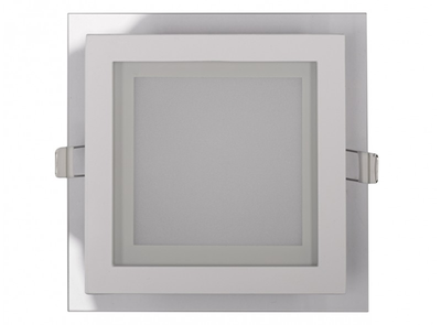 Панель LED квадрат (скло) 18w 1400Lm 4000K 200х200х30mm IP20 (DLSG-18N) LUXEL