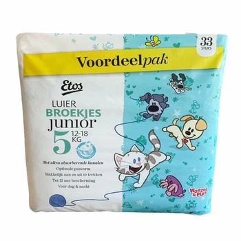 Підгузки-трусики Etos 5 Junior (12-18 кг) 33 шт
