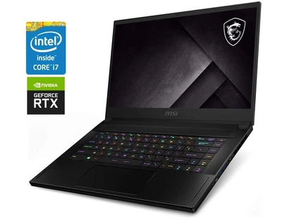 Игровой ноутбук MSI GS66 Stealth 11UG / 15.6" (2560x1440) IPS / Intel Core i9-11900H (8 (16) ядер по 2.5 - 4.9 GHz) / 16 GB DDR4 / 480 GB SSD / nVidia GeForce RTX 3070, 8 GB GDDR6, 256-bit / WebCam б/у