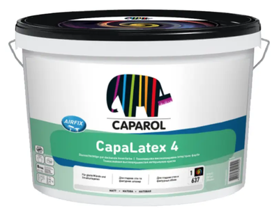 Краска интерьерная матовая латексная Caparol CapaLatex 4 База 1, 2.5л