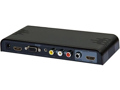 Универсальный скаллер-конвертер-коммутатор для домашних кинотеатров USB-проигрыватель HDMI Lenkeng LKV391MINI