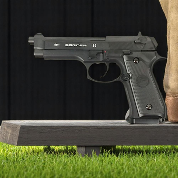 Пневматический пистолет Borner Beretta 92 Blowback