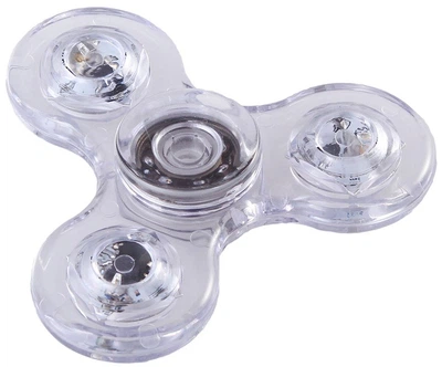 Спиннер TOTO Plastic Led Transparent