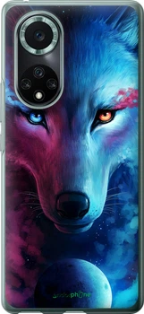 Чехол на Huawei Nova 9 Pro Арт-волк "3999u-2503"