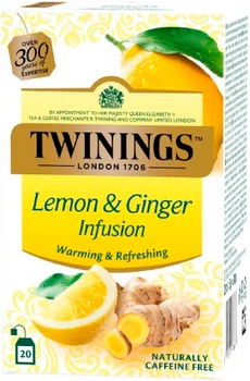 Фруктовий чай Twinings Лимон та імбір 20 пакетиків по 1.5 г (70177177669)