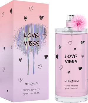 Туалетная вода для женщин Miraculum Love Vibes 30 мл (5900793050792)