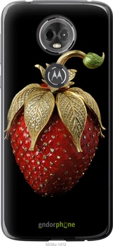 Чехол на Motorola Moto E5 Plus Клубника v3 "5638u-1412"
