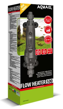 Grzałka zewnętrzna do akwarium Aquael Flow Heater 500 W 2.0 (5905546338608)