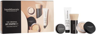 Набір для макіяжу bareMinerals Original Fairly Medium База під макіяж Spf 15 + Пензлик + Фіксуюча пудра + Тональний крем 15 мл (194248059569)